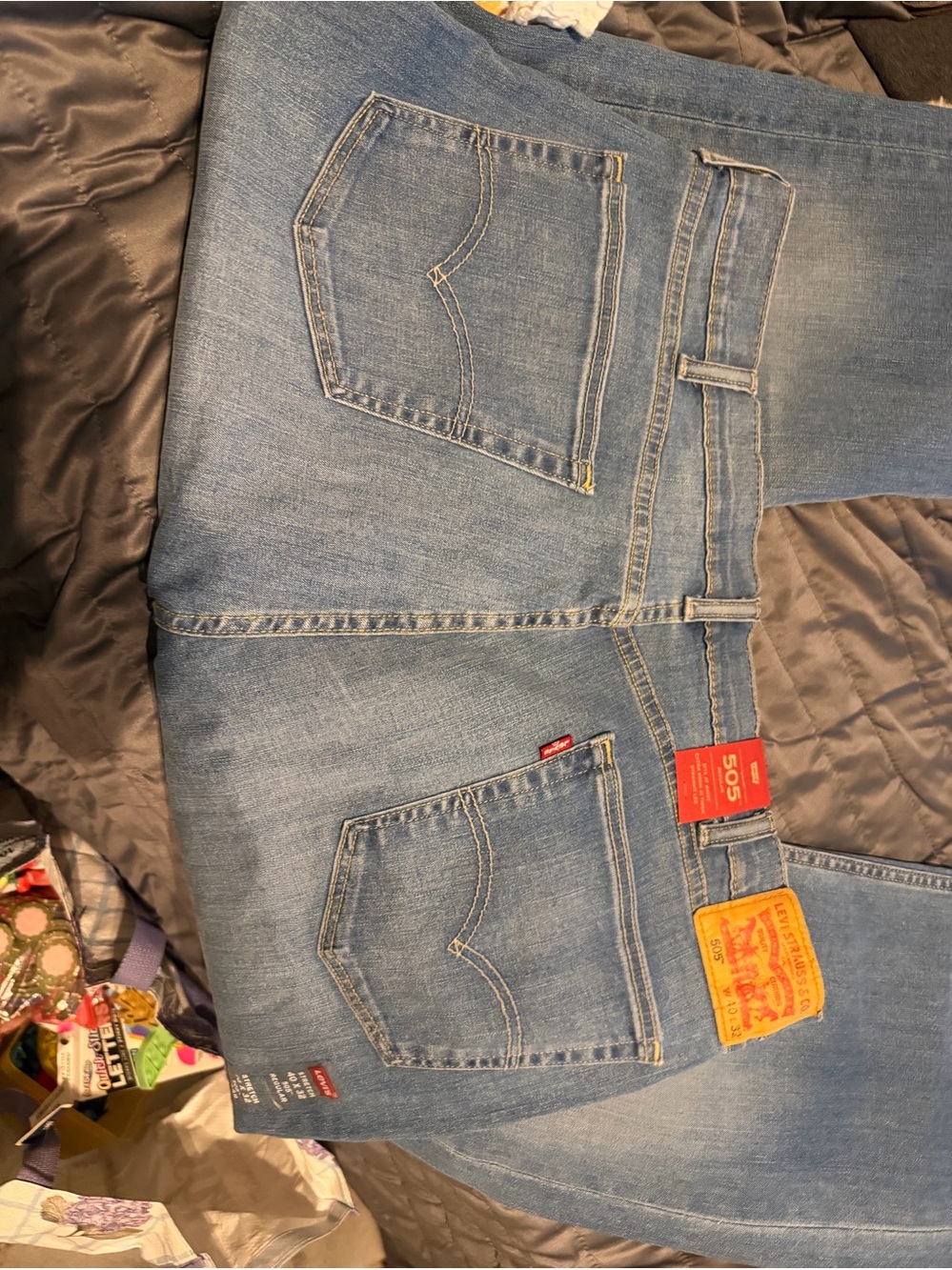 New w/tags ($59.50) Levi 505 Regular Fit Men's Jeans - Light Blue 40x32